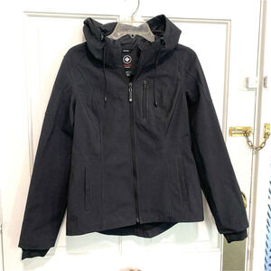 Halifax Traders Womens Hooded Windbreaker pin pattern Jacket women Med